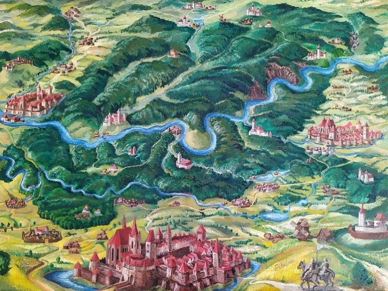 Křivoklátský královský hvodz ve 13 sto